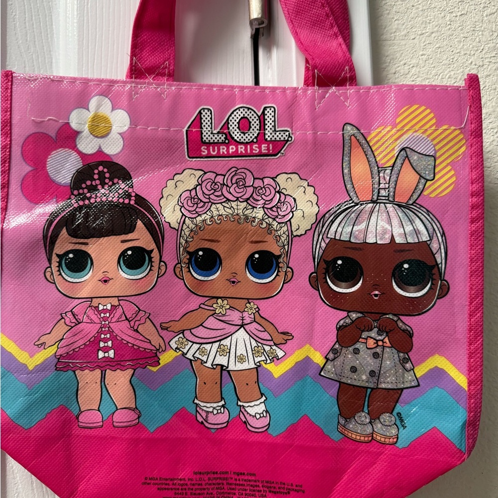 L.O.L. Surprise! Pink and Blue Doll Tote Bag